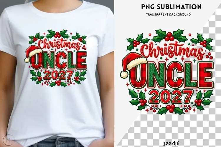 Family Christmas png design for T-shirts