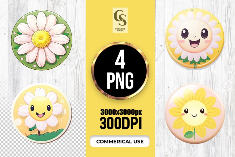 Flower daisy clipart Image 4