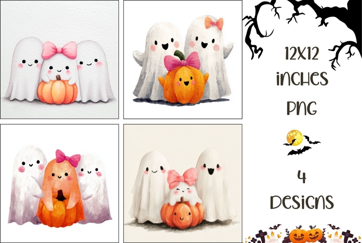 Cartoon Halloween Ghost Backgrounds, Halloween Ghost PNG