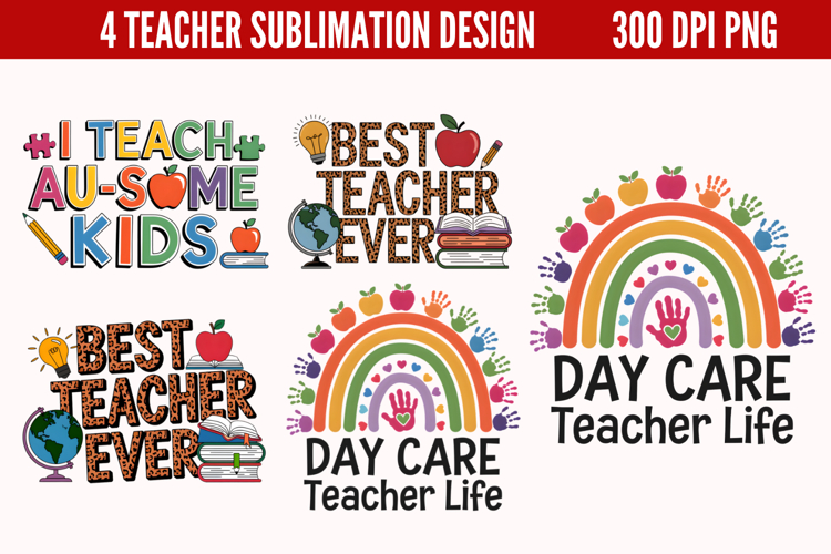 Teacher Sublimation Designs Image 24