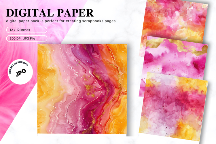 Pink Watercolor Backgrounds Image 2