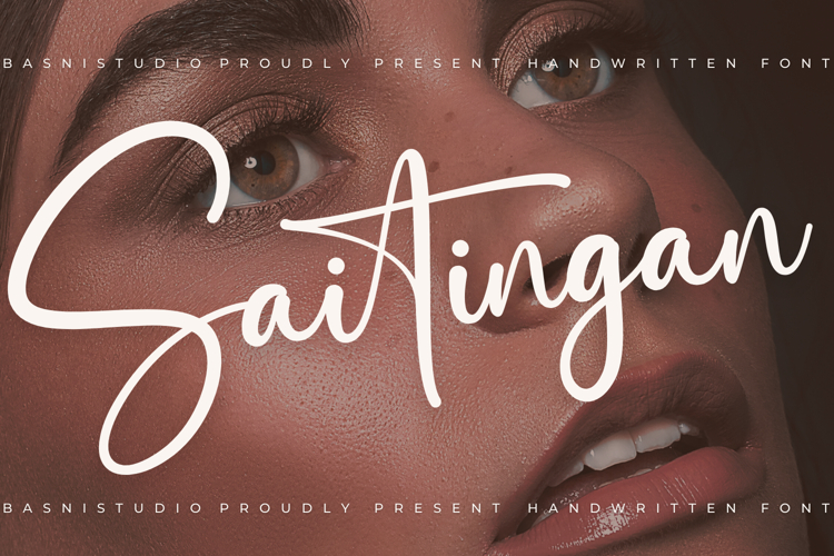 Saitingan a Handwritten Font