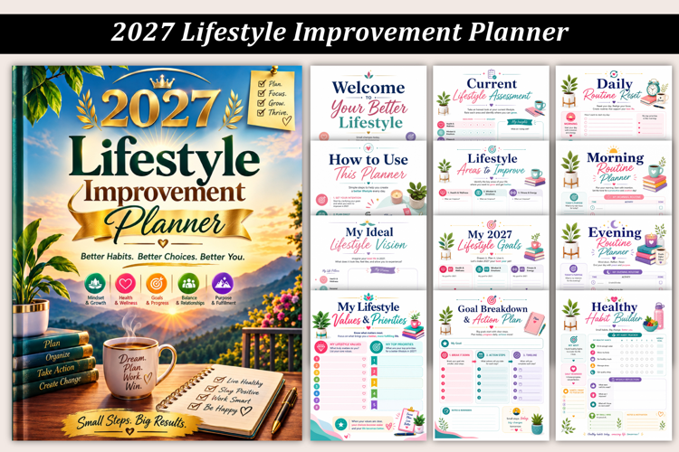 2027 Lifestyle Improvement Planner