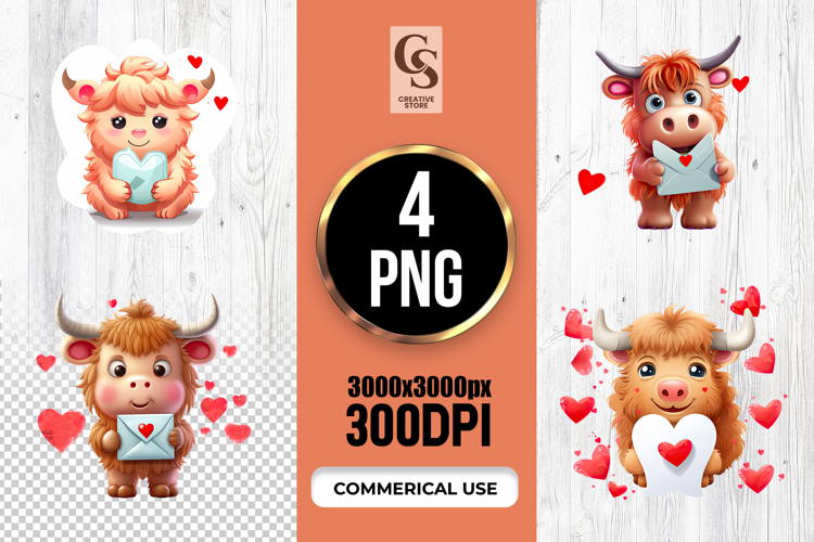 Cute Cow Clipart Image 11