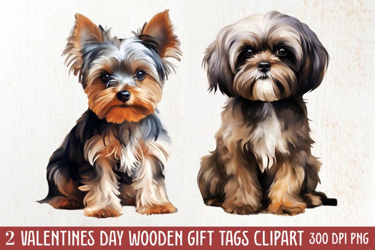 Valentine Pet Dogs Clipart, Valentine Pets Clipart