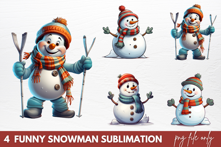 Snowman Clipart Image 16