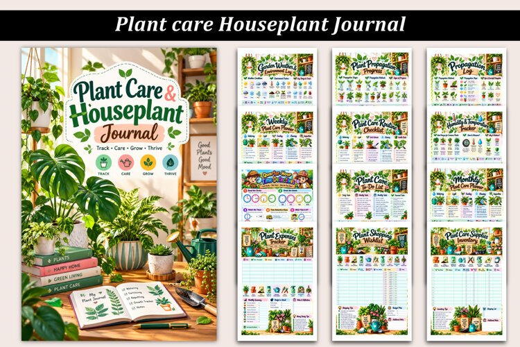 Plant Care & Houseplant Journal example image 1