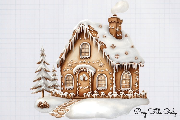 Cozy Christmas Clipart PNG example image 1
