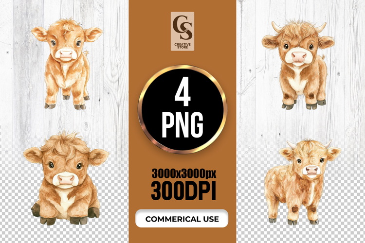 Highland Cow Clipart Image 13