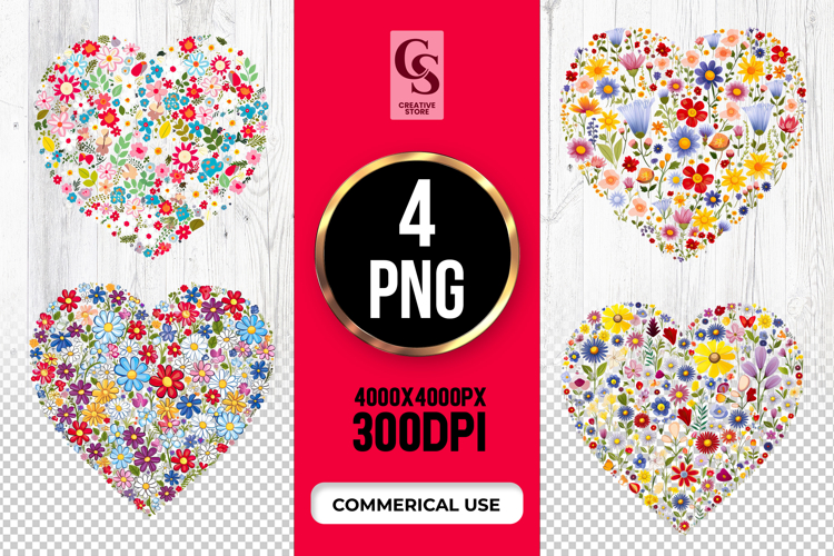 Cute heart clipart Image 4