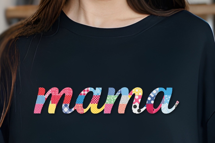 Vol. 26 Patchwork Fabric Mama - PNG