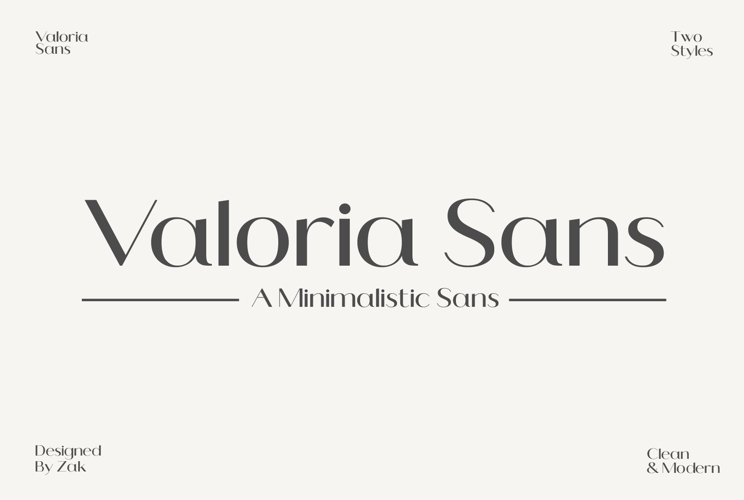 Valoria Sans