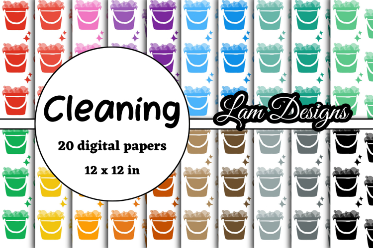 Cleaning Supplies Clipart Image 3
