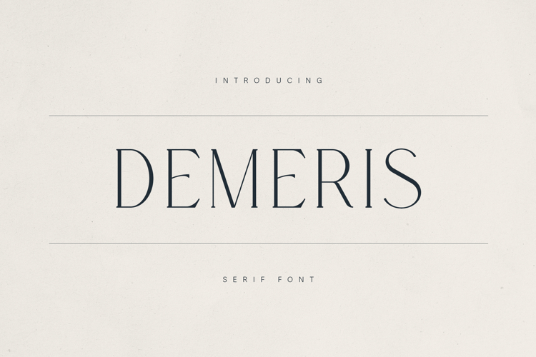 Demeris A Modern Serif Font