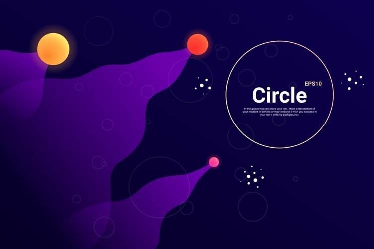 Circle background example image 1
