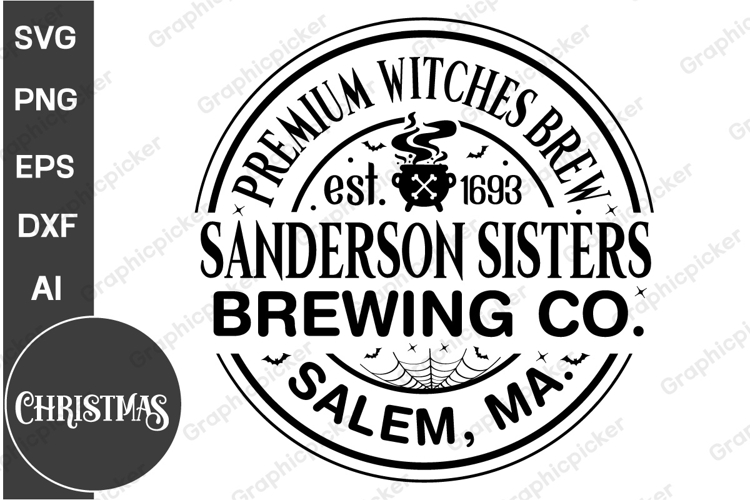 Farmhouse Halloween PNG SVG, Halloween Round Sign SVG