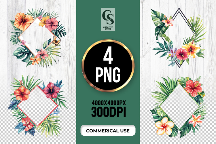 Floral Border Png Image 22