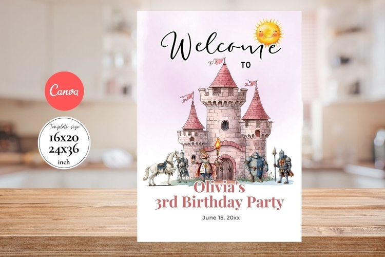 Baby Shower Welcome Sign Template 199