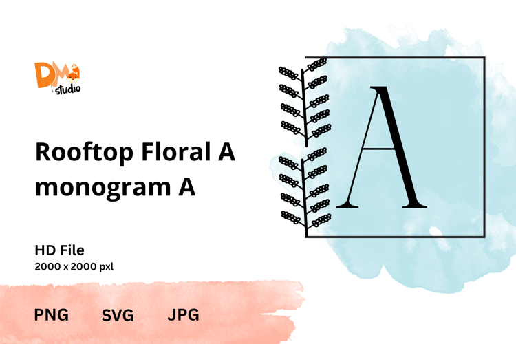 Rooftop Floral Monogram