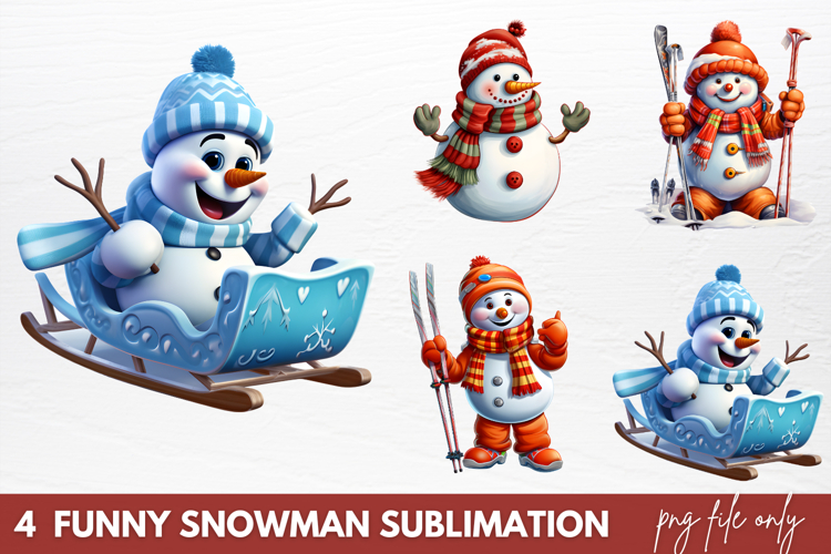 Snowman Clipart Image 12
