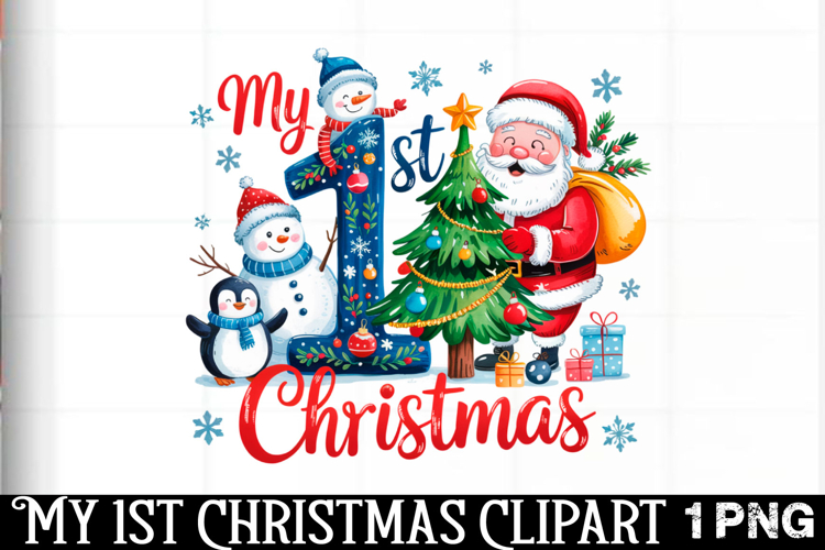 My 1st Christmas PNG, Christmas T-Shirt