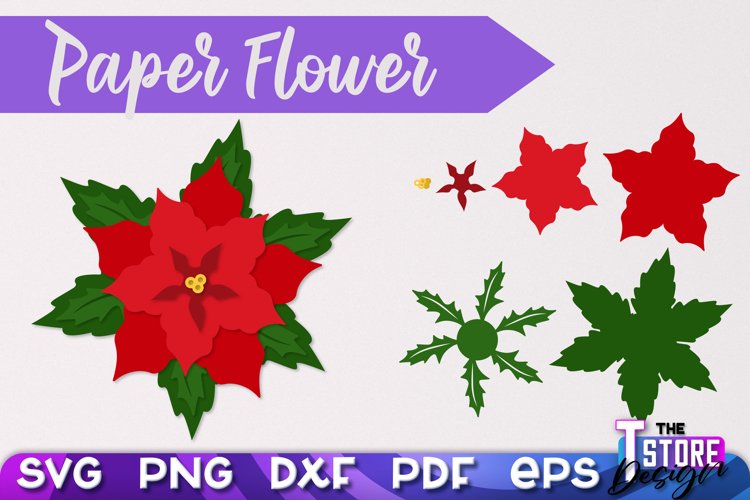 Paper Flowers Svg Image 9