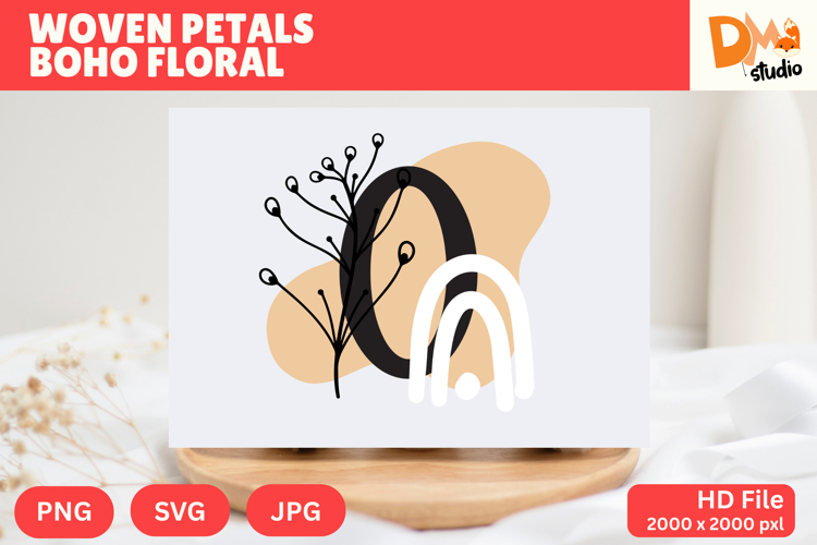 Floral Monogram Letter Svg Image 19