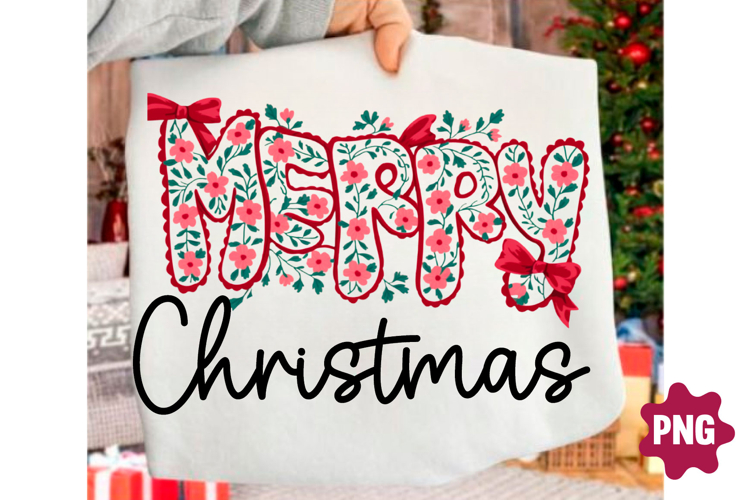 Floral Merry Coquette Png,christmas