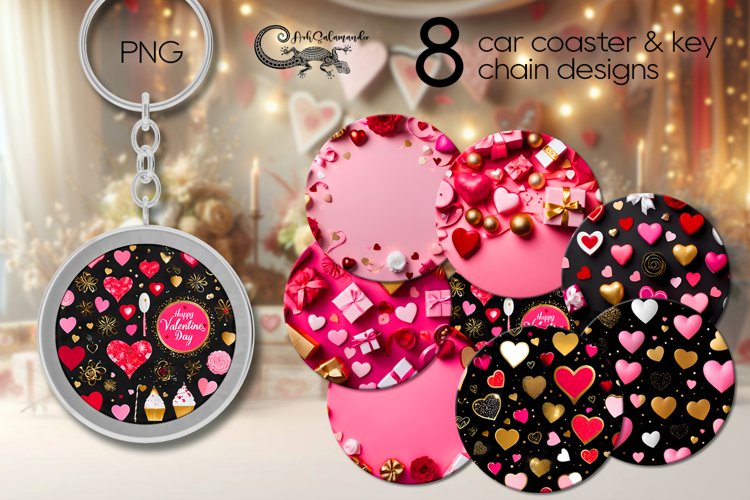 Pink Hearts Clipart Image 2