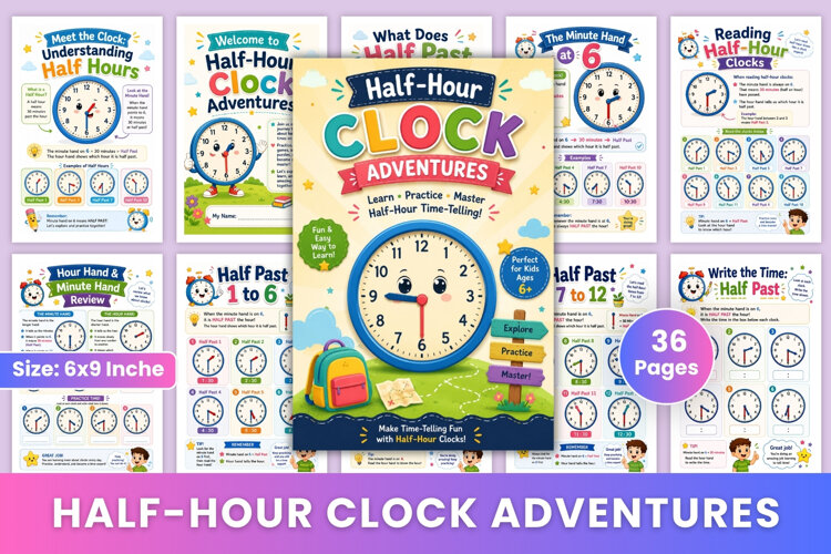 Half-Hour Clock Adventures example image 1