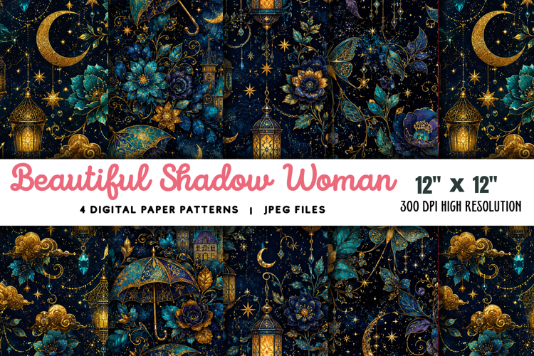 Beautiful Shadow Woman Backgrounds JPG