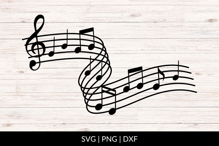 Hand Drawn Music Notes SVG