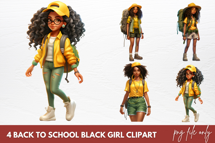 Black Girl Clipart Image 18