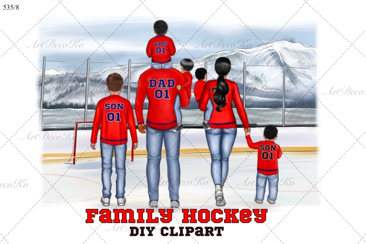 Hockey Family clipart: HOCKEY CLIPART Hockey jerseys PNG
