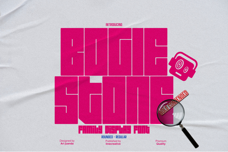 Bogiestone A Display Typeface