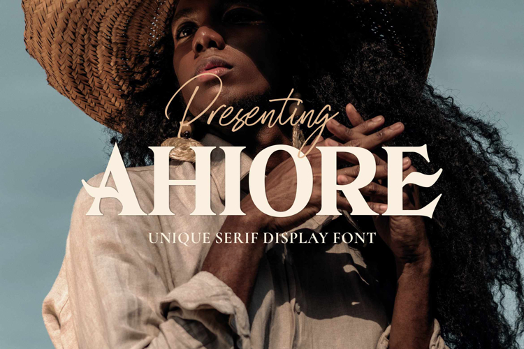Ahiore - Retro Serif