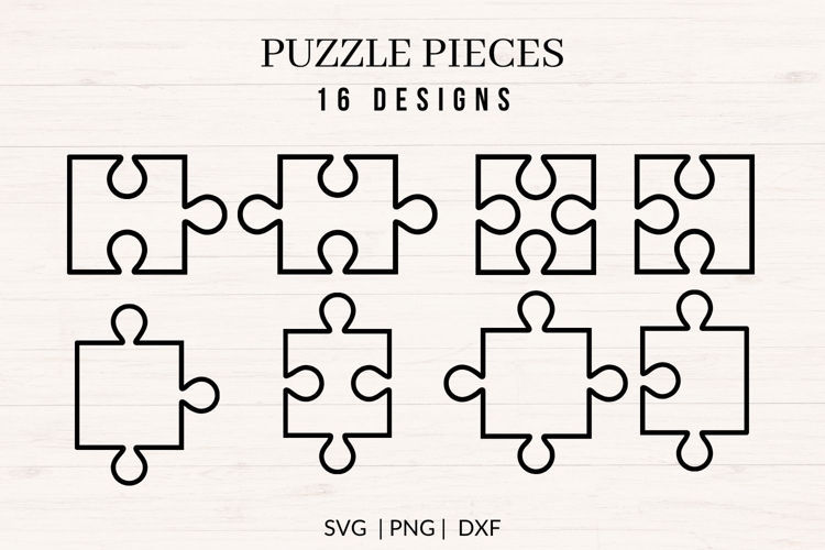 Puzzle Piece Silhouette Image 4
