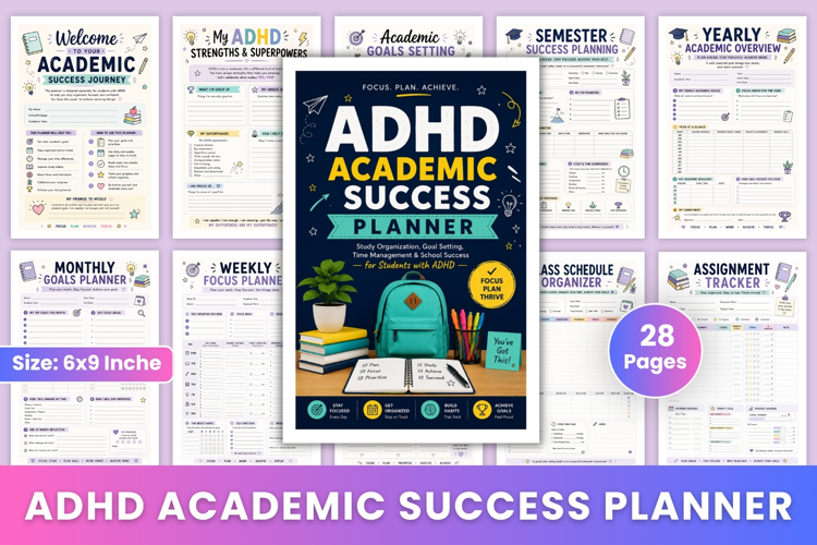 ADHD Academic Success Planner