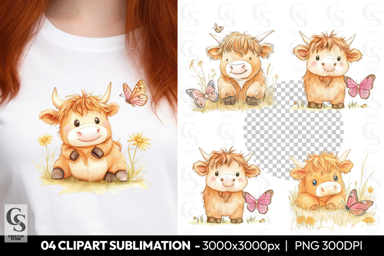 Highland Cow Png Image 7