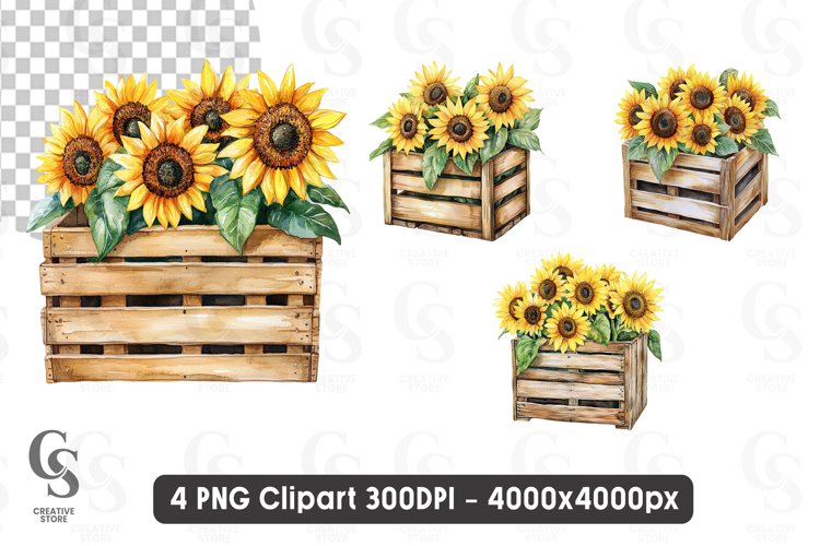 Sunflower Clipart Png Image 22