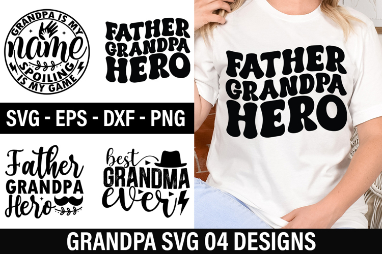 Grandpa SVG Design - Grandpa is my name spoiling is my game