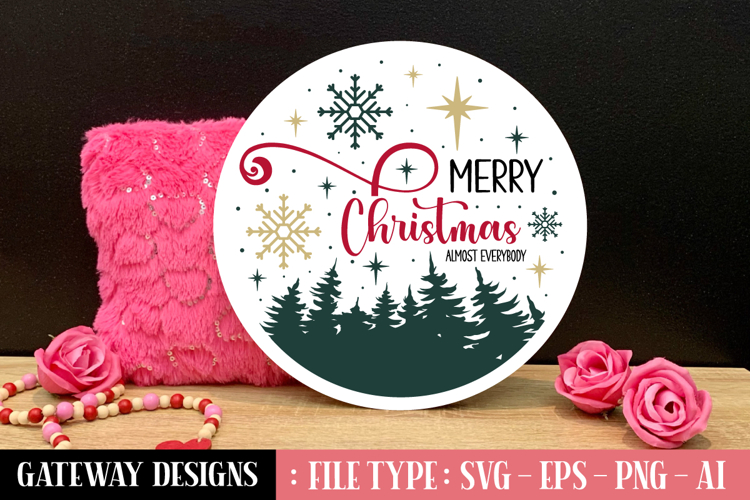 Merry Christmas Almost Everybody 1 svg design