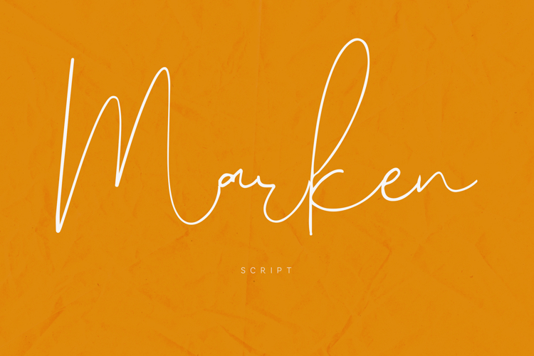 Marken Handwritten Script Font