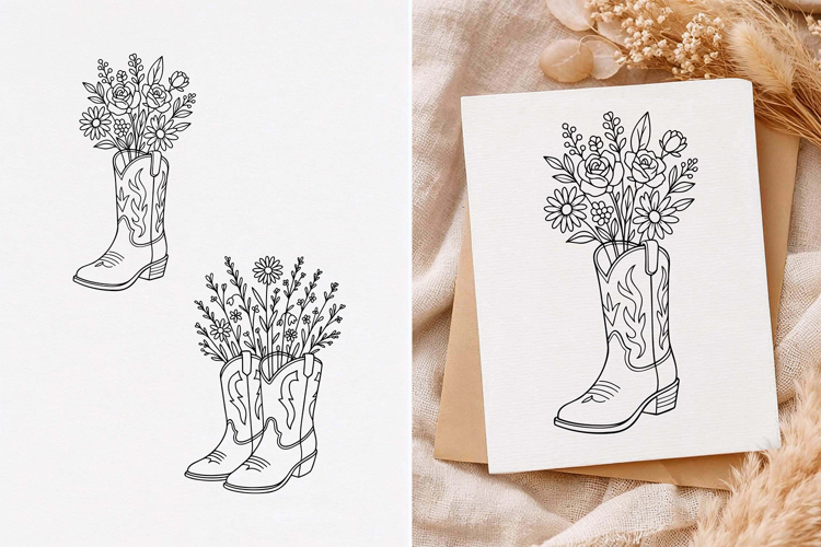 Cowboy Boots Clipart