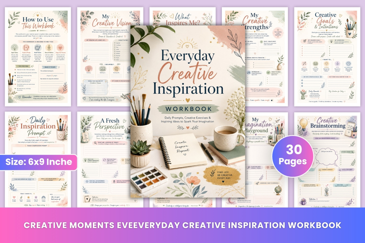 Creative Moments Everyday Creative Inspiration Workbook