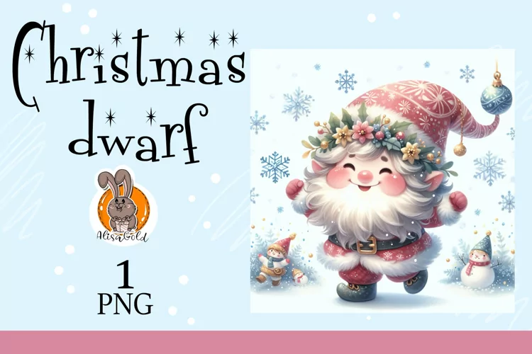 Christmas, dwarf, snow