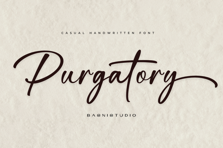 Purgatory Casual Handwritten Font