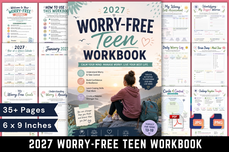 2027 Worry-Free Teen Workbook