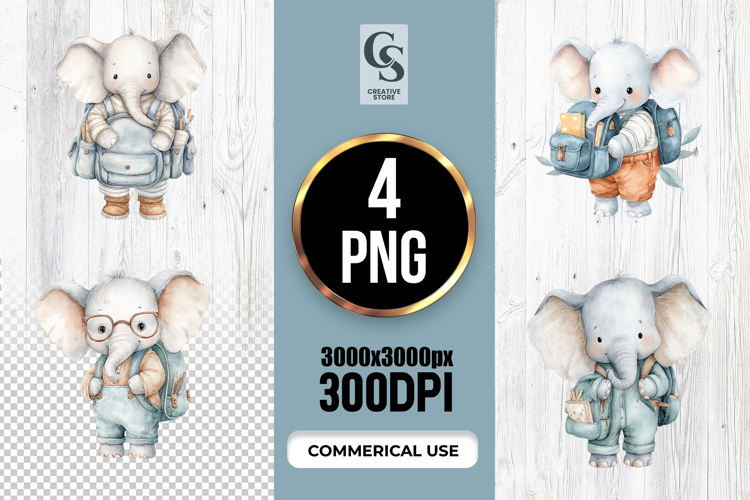 Cute Elephant Clipart