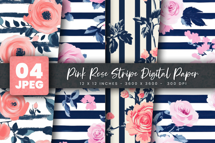Pink Rose Clipart Image 10